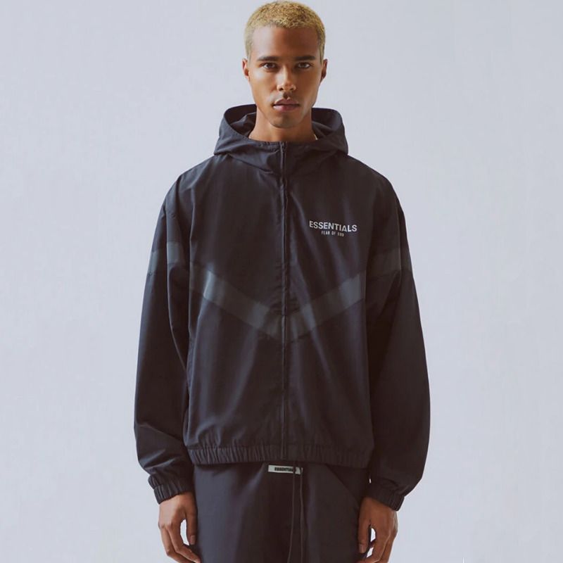 Fashion- Fear Of God FOG ESSENTIALS 3M Reflective Windbreaker 