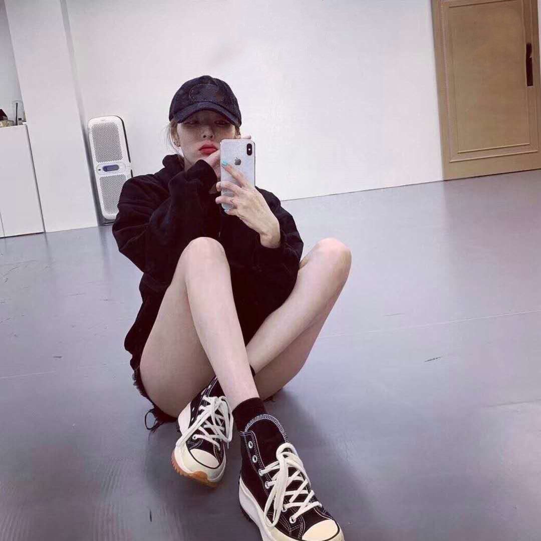 comme des garcons platform sneakers