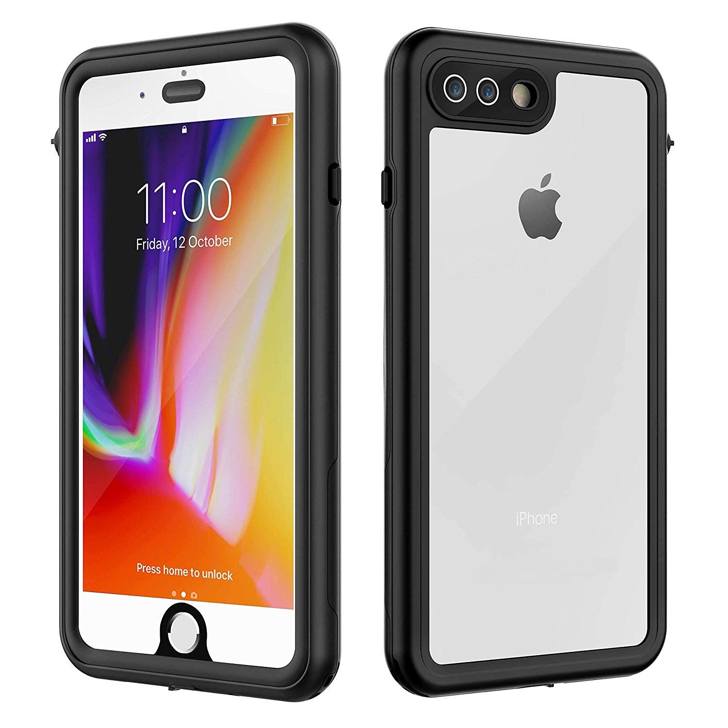 Nuevo iPhone 7 caso cubierta resistente funda a prueba de impactos nuevos con protector de pantalla nos 