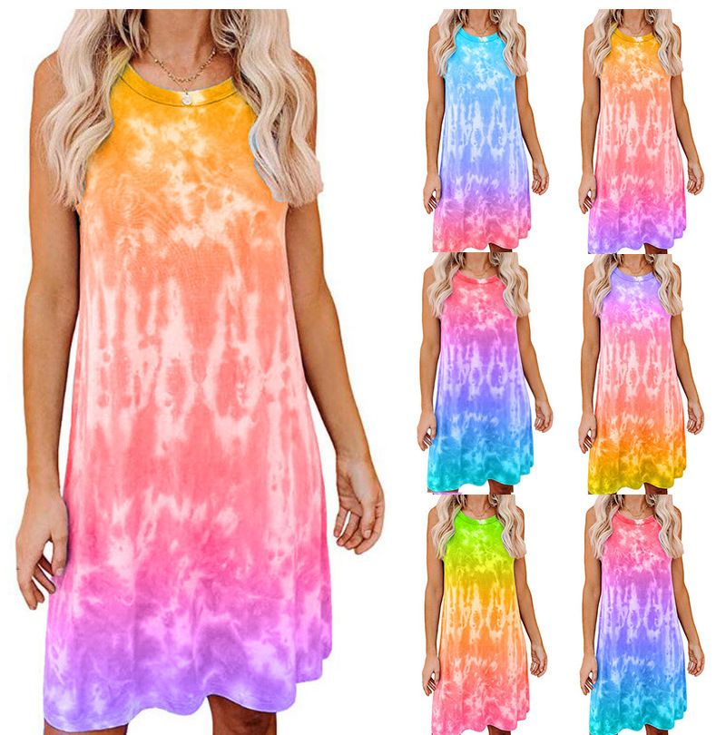 womens rainbow dress