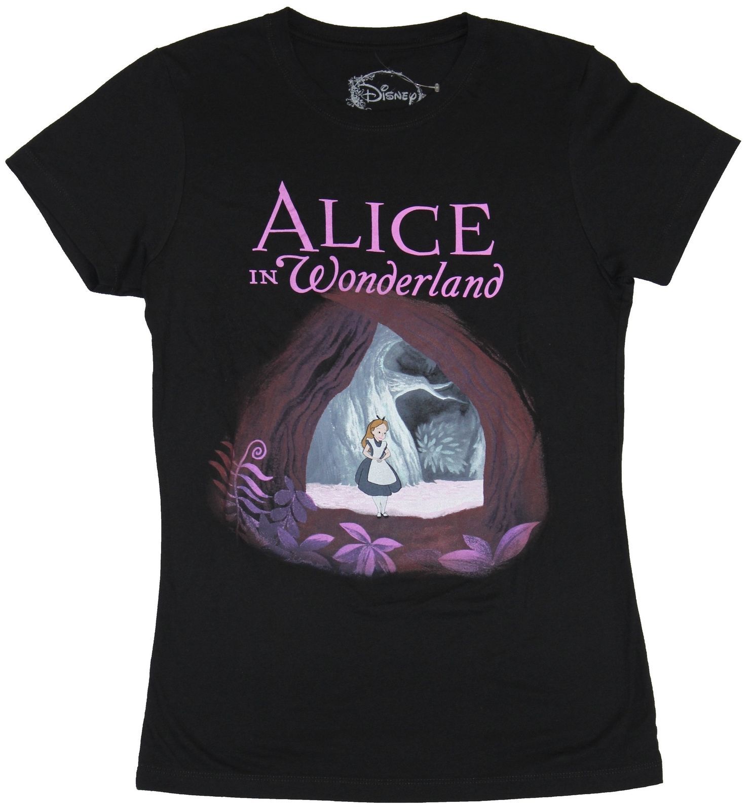 Caucho aleatorio Platillo Camiseta para jóvenes de Alicia en el país de las maravillas - Una vista de  Alicia a