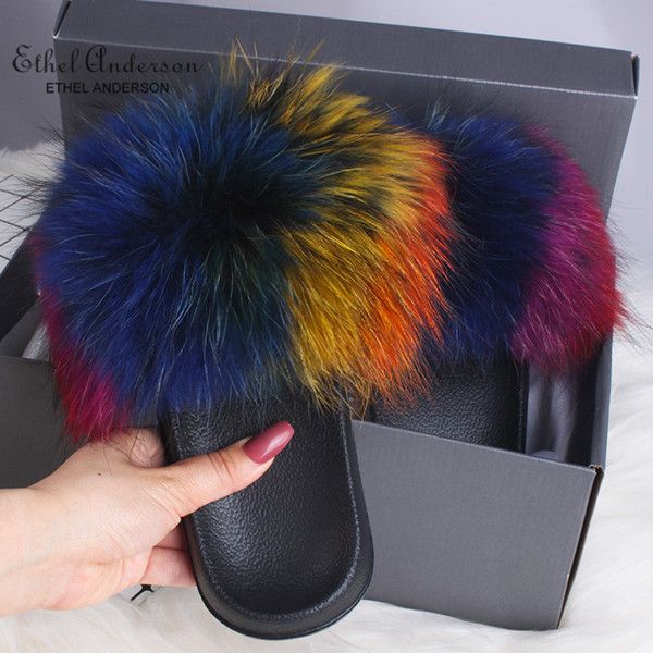 Colorful Raccoon Fur