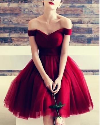 burgundy bridesmaid dresses short