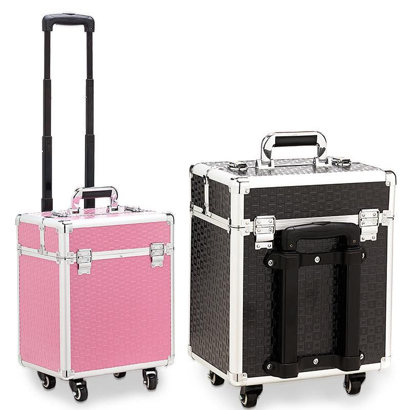 Compra Caja De Maquillaje Profesional De Maletas Y Bolsas De Viaje  Cosmetología Y Peluquería Nails Caja De Cosméticos De Alta Capacidad De  Equipaje Bolsas Barato | Entrega Rápida Y Calidad | Es.Dhgate