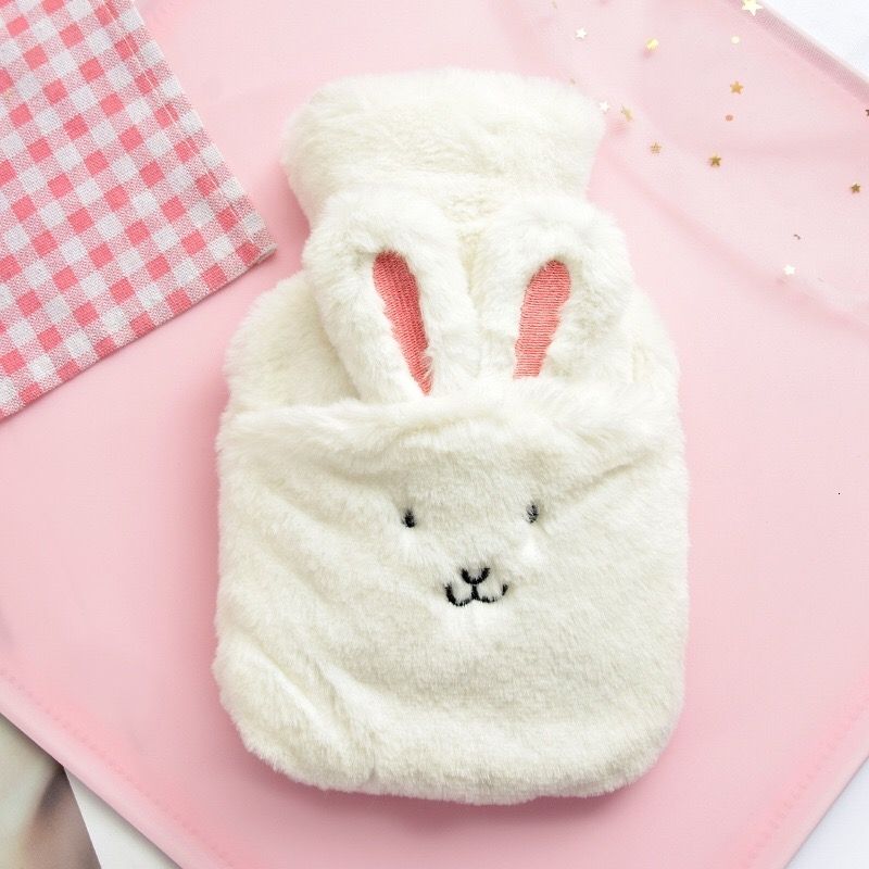 2017 New Creative Cute Cartoon Rabbit Hot Water Bottle Bag Safe And