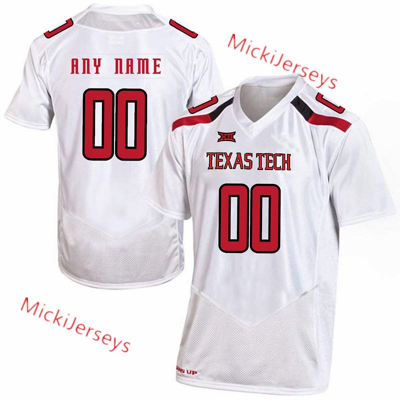 custom texas tech football jersey