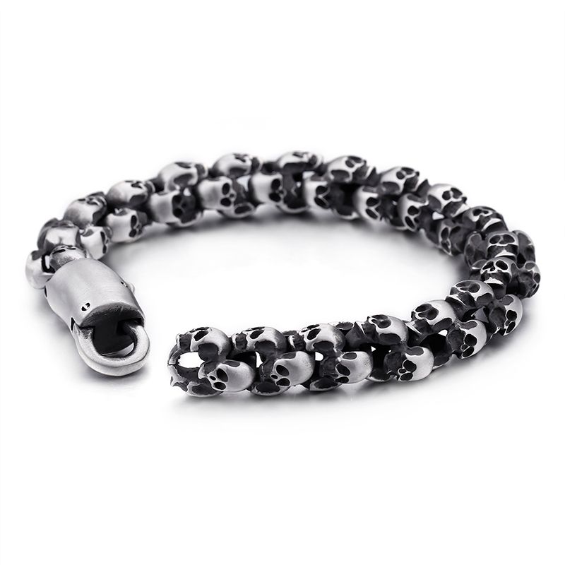 Silver-black Bracelets
