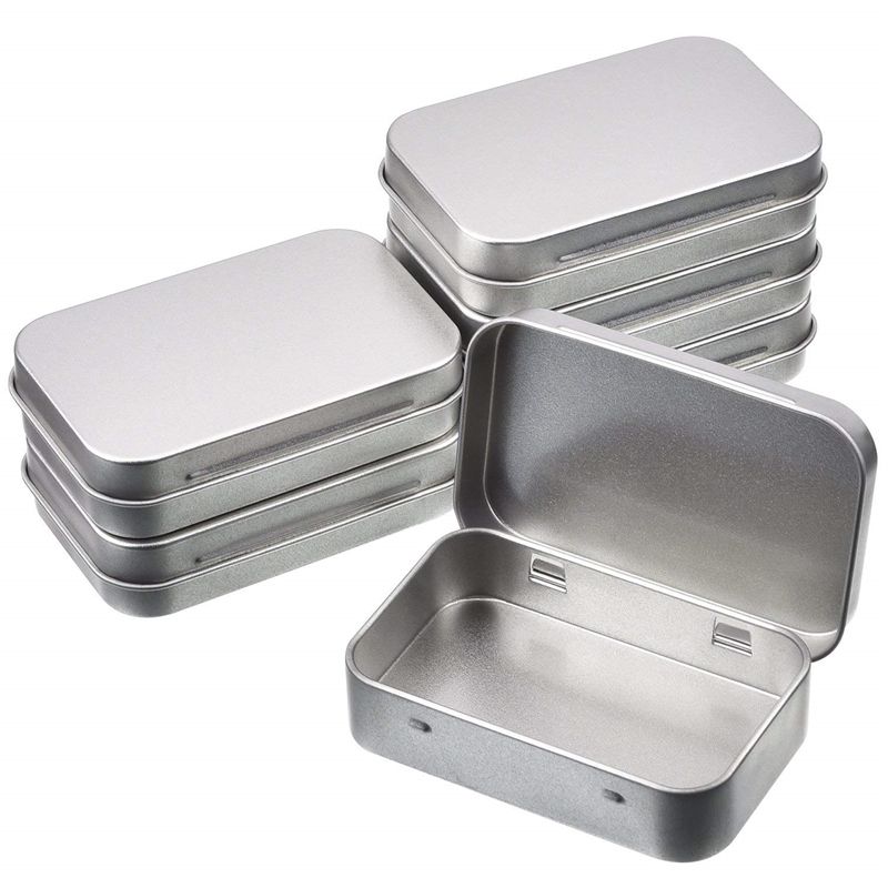 tin storage box with lid