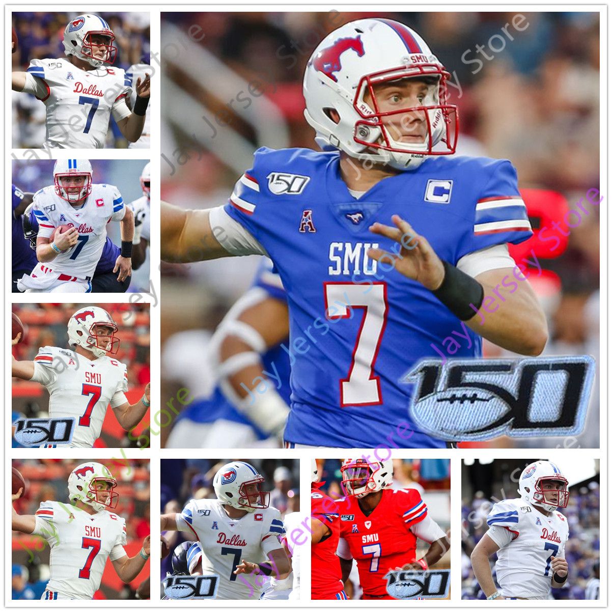 Smu football jersey 2025