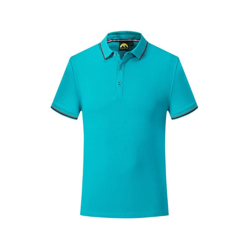 2020 95% Cotton + 5% Spandex Summer Short Sleeve Polos Shirts Plus Size ...