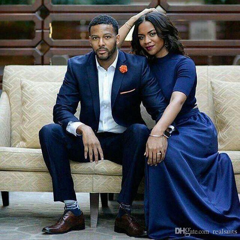 navy blue smoking jacket