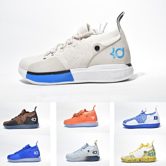 Compre 2020 Nuevos Zapatos De KD 11 Del PE Para Hombre Zapatillas  Entrenadores Original Kevin Durant KD 11 Blanco Naranja Espuma Rosa  Paranoide Oreo Baloncesto A 38,08 € Del Good_shoes1 | Es.Dhgate.Com
