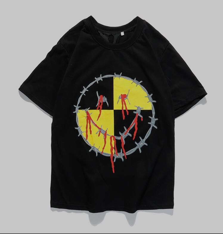 smiley face vlone shirt