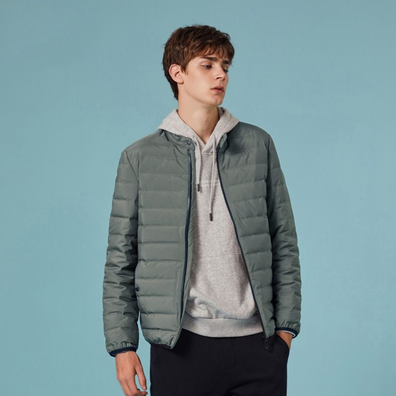 mens fitted down jacket