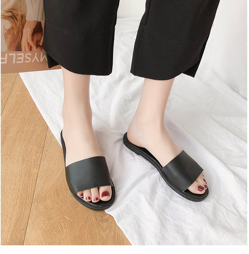 peep toe flat shoes