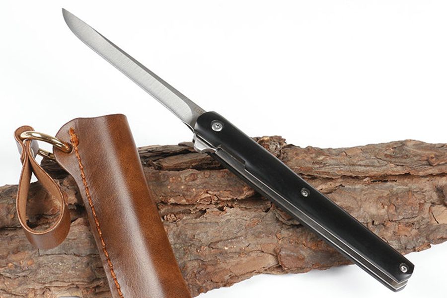 High Quality New Cheap Flipper Folding Knife 440C Drop Point Satin