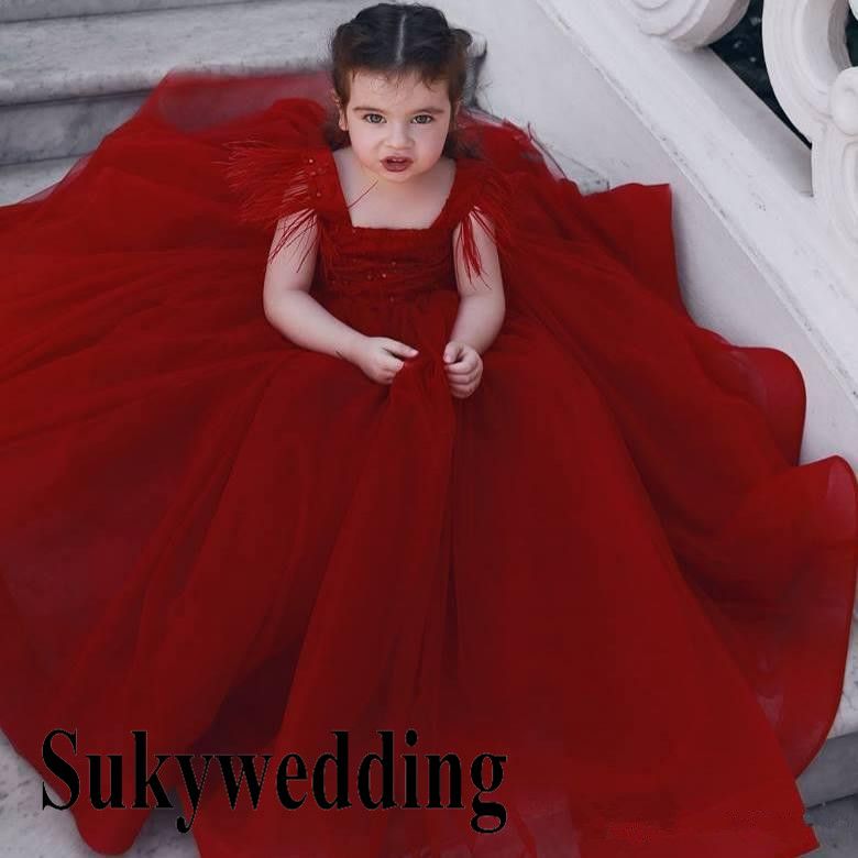 red party dress for toddler girl