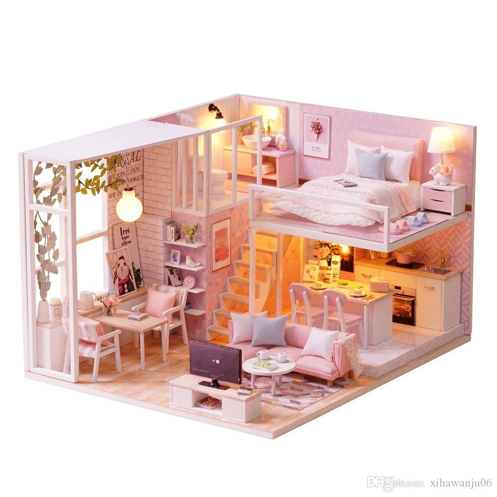 diy miniature loft dollhouse