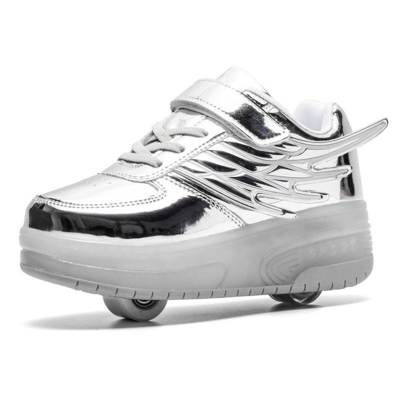 white heelys with lights