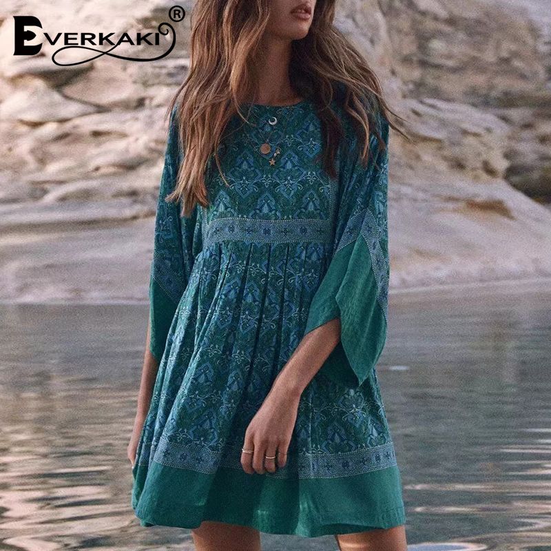boho cotton dresses uk