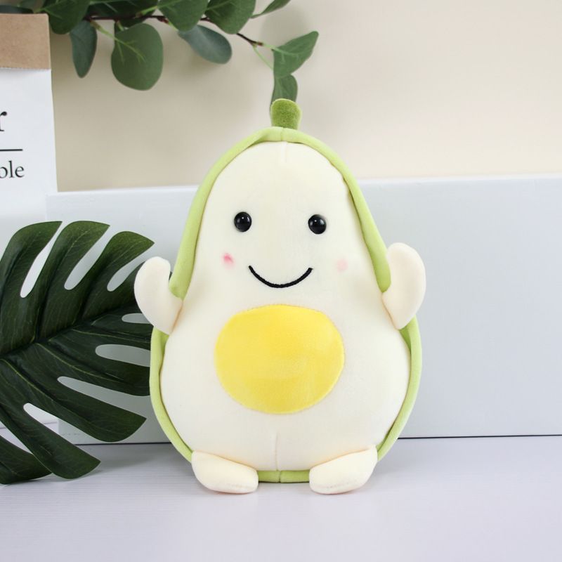 peluche de aguacate kawaii