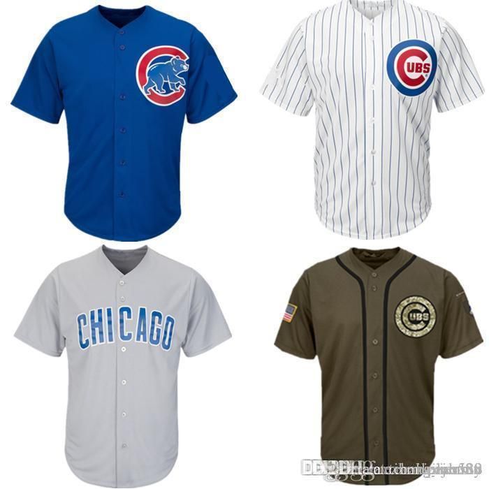 blank cubs jersey