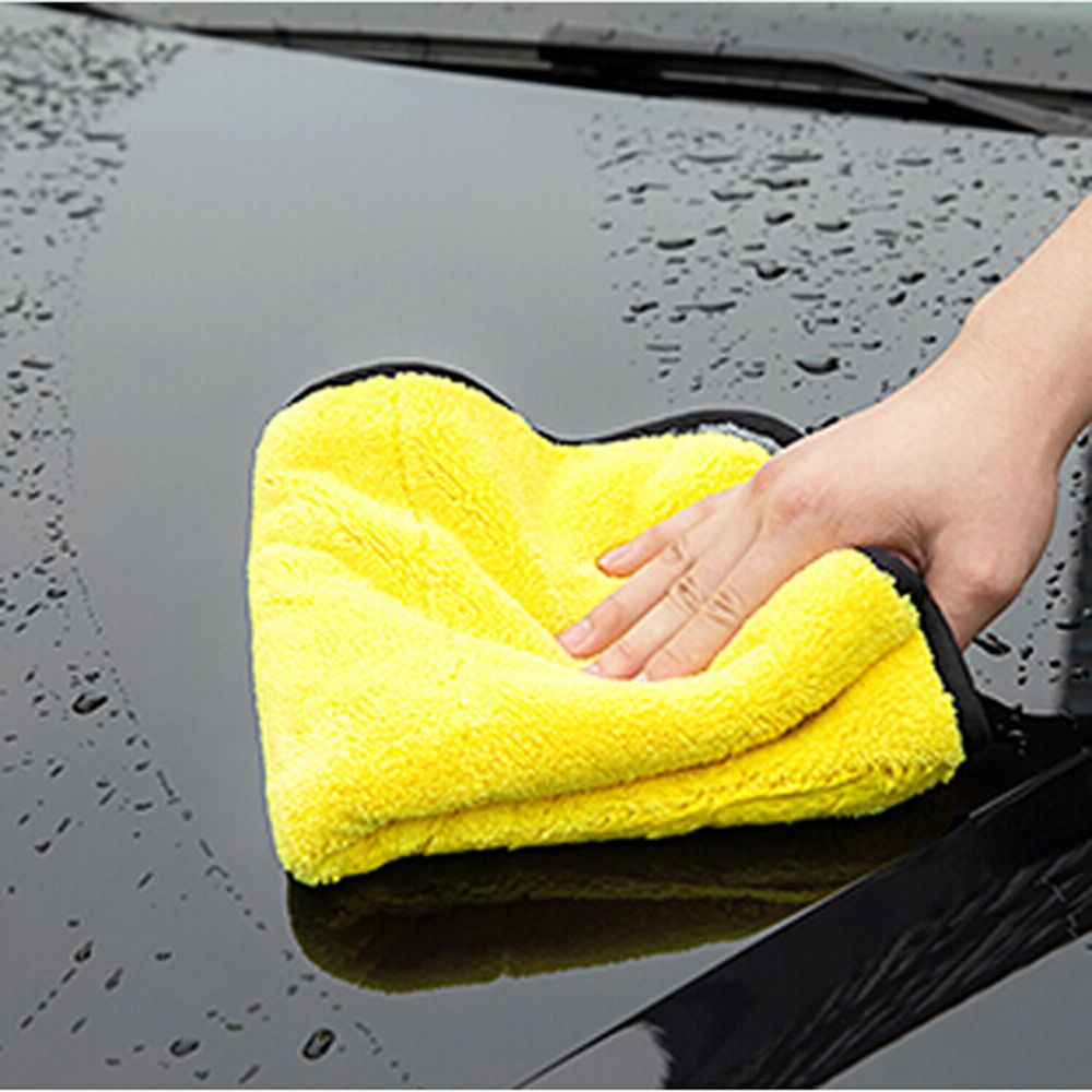 New Super Absorbent Car Wash Microfiber Towel Car Cleaning Drying Cloth Hemming 