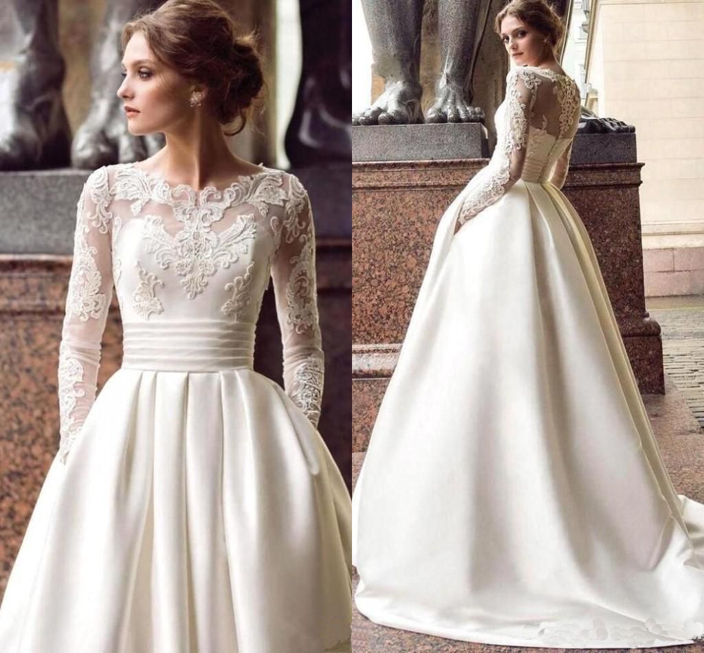 affordable long sleeve wedding dresses