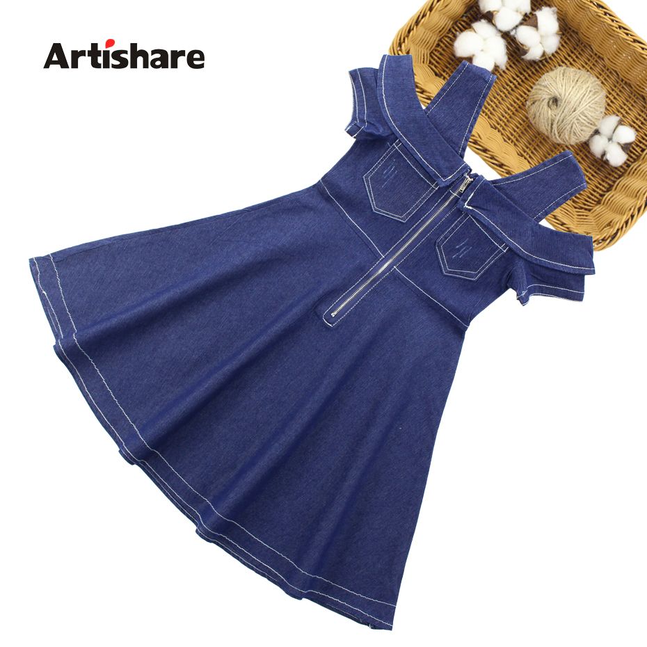 kids denim dresses