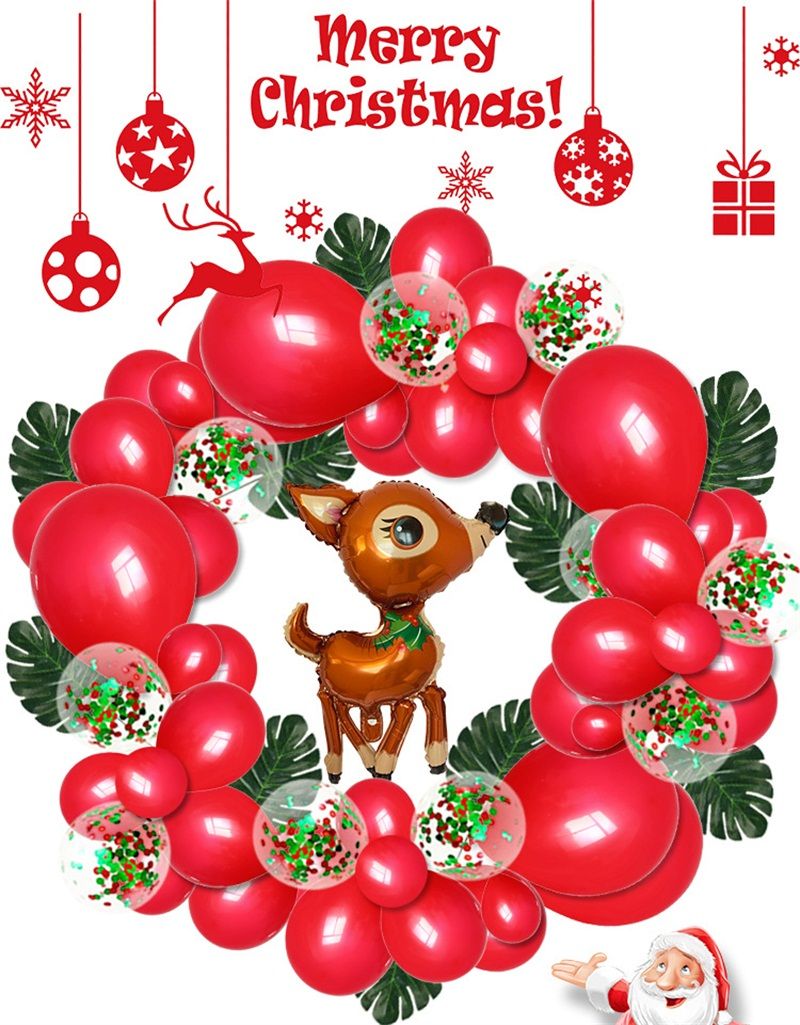 Download Christmas Balloon Garland Balloon Arch Garland Kit Xmas Balloon Wreath Red And Green Animals For Christmas Party New Year Party Decoration From Janezhang0326 7 80 Dhgate Com
