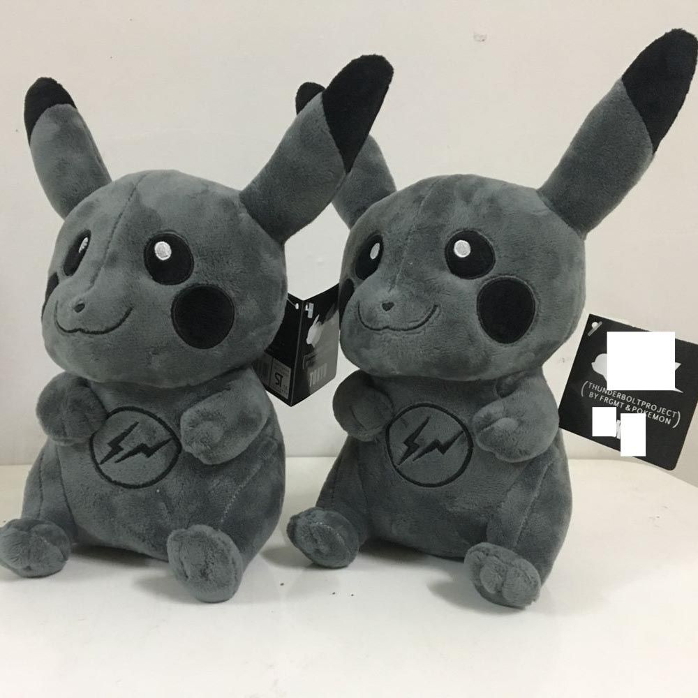 grey pikachu plush