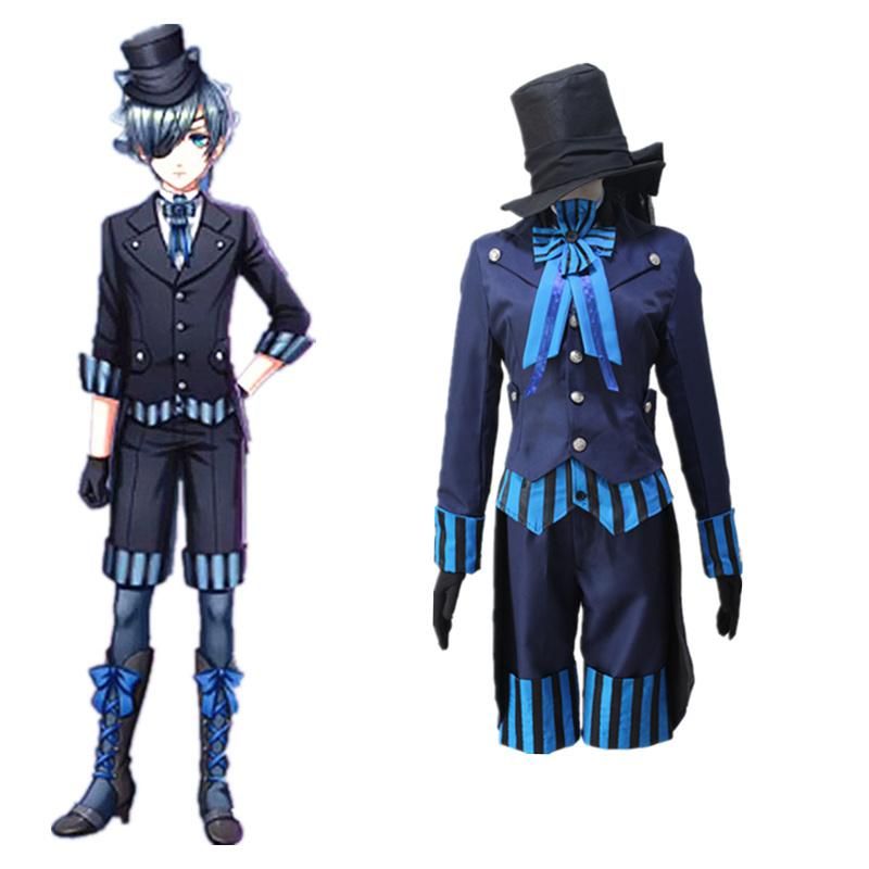 Ciel Phantomhive Cosplay Costumes Japanese Anime Black Butler Book
