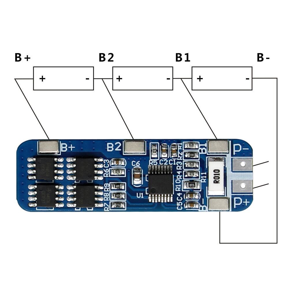 2020 Smart Electronics 3s 12v 18650 10a Bms Charger Li Ion Lithium Battery Protection Board Circuit Board 10 8v 11 1v 12 6v From Zhonglw110 0 11 Dhgate Com