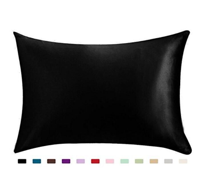 Silky Breathable Queen Silk Satin Pillow Case Bedding Pillowcase Home Decor