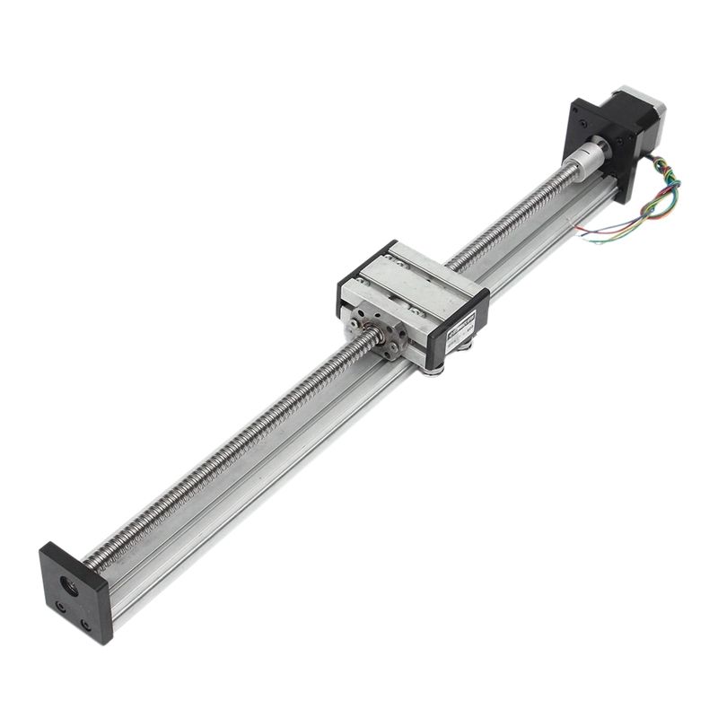 Ball Screw Slide with a Stepper Motor Ball Screw Linear Slide Stroke Long Stage Actuator 100mm Stroke Ball Screw Slide with a Stepper Motor Ball Screw Linear Slide Stroke Long Stage Actuator 100mm Stroke