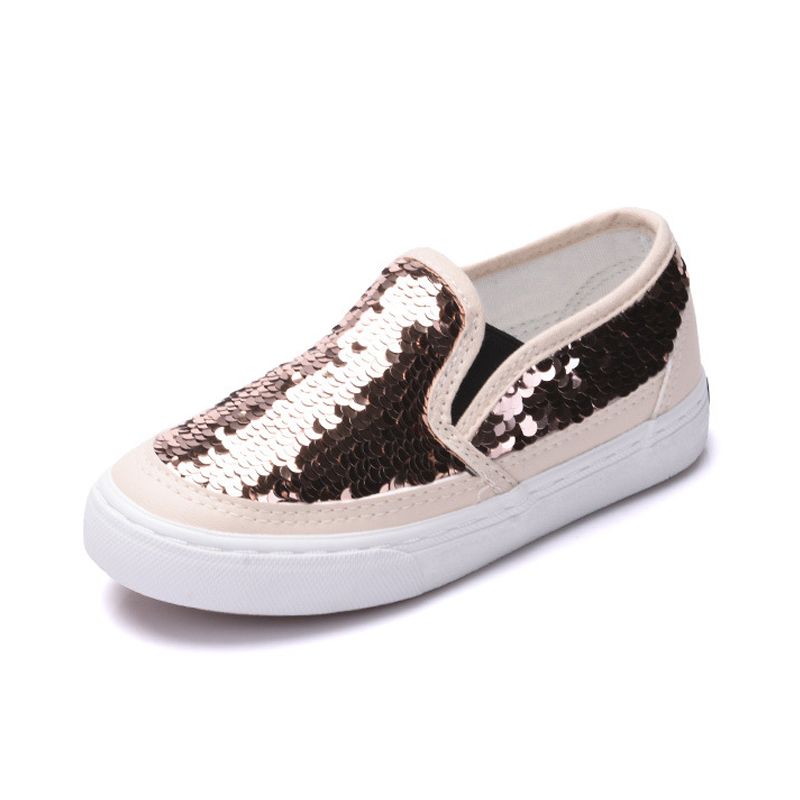 sequin canvas shoes