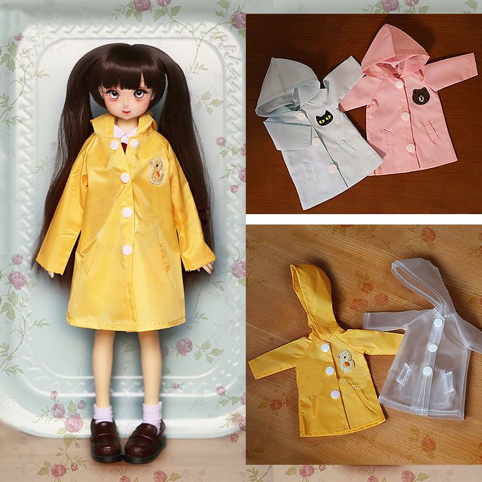 barbie doll raincoat