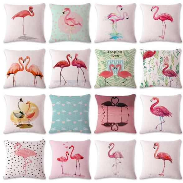 flamingo cushion covers