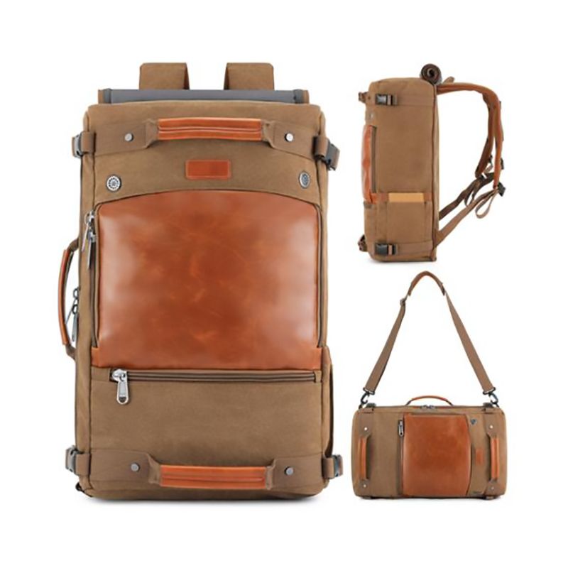 extra large leather backpack