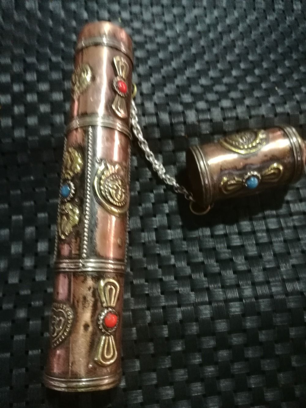 xiangmo-chu Nepal hand inlaid Buddhist supplies Tibet feng shui ornaments