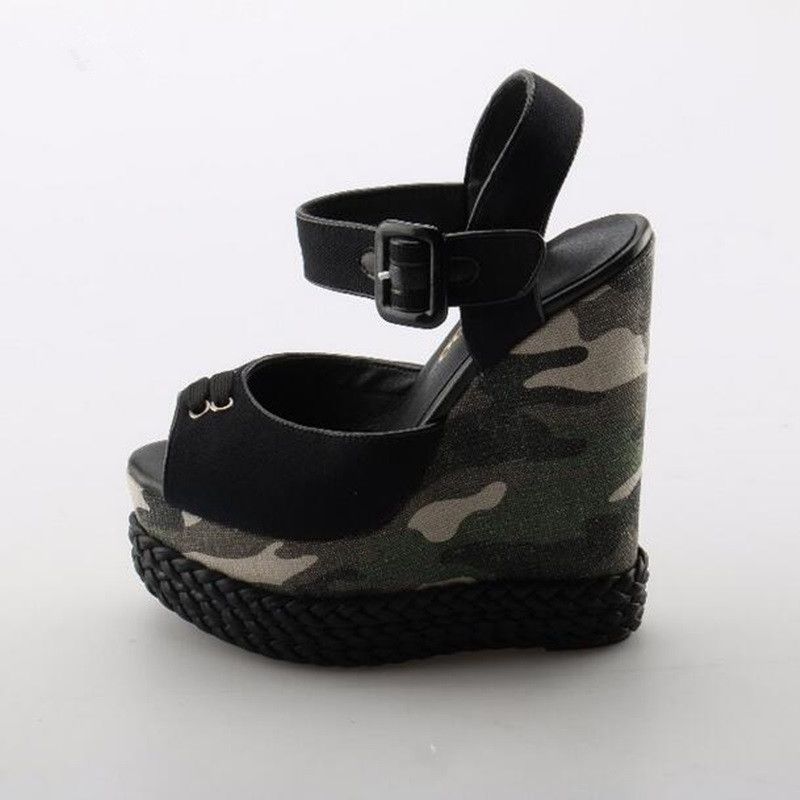 sandalia alta plataforma