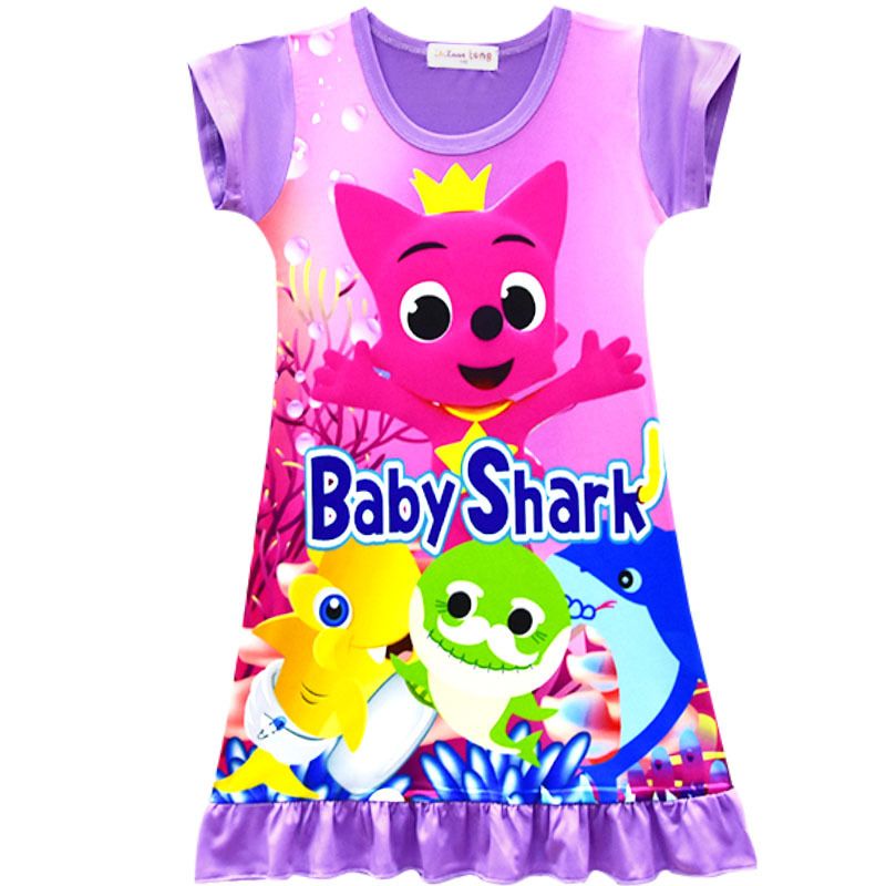 Girls Baby Shark Pajamas 2019 Toddler Girl Clothes Kids Fashion