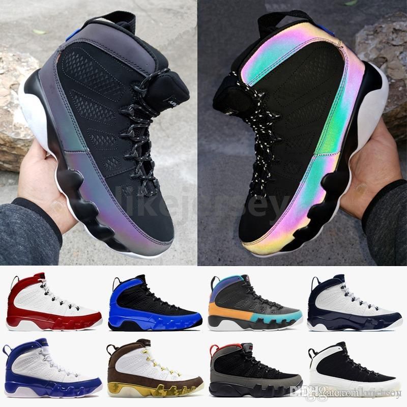 reflective 9s jordans