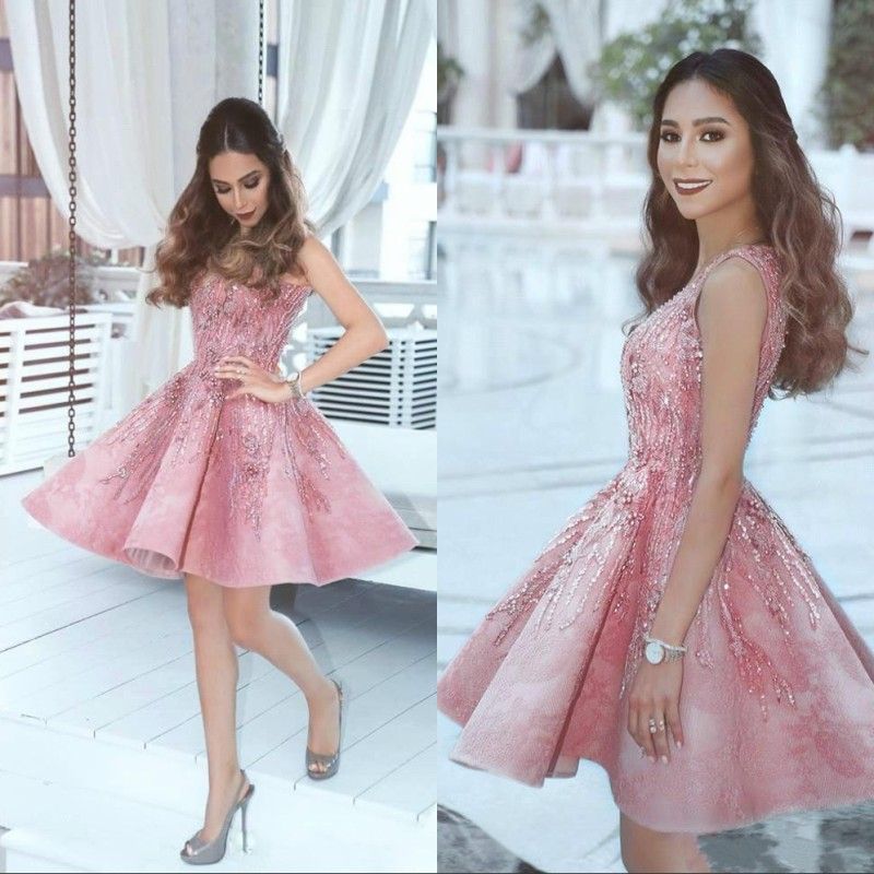 knee length short prom dresses 2020