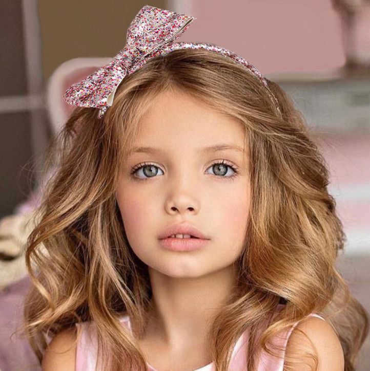 Girls Bows hair sticks shining kids colorful sequins Bows princess headbands children birthday party hair accessories Girls Bows hair sticks shining kids colorful sequins Bows princess headbands children birthday party hair accessories