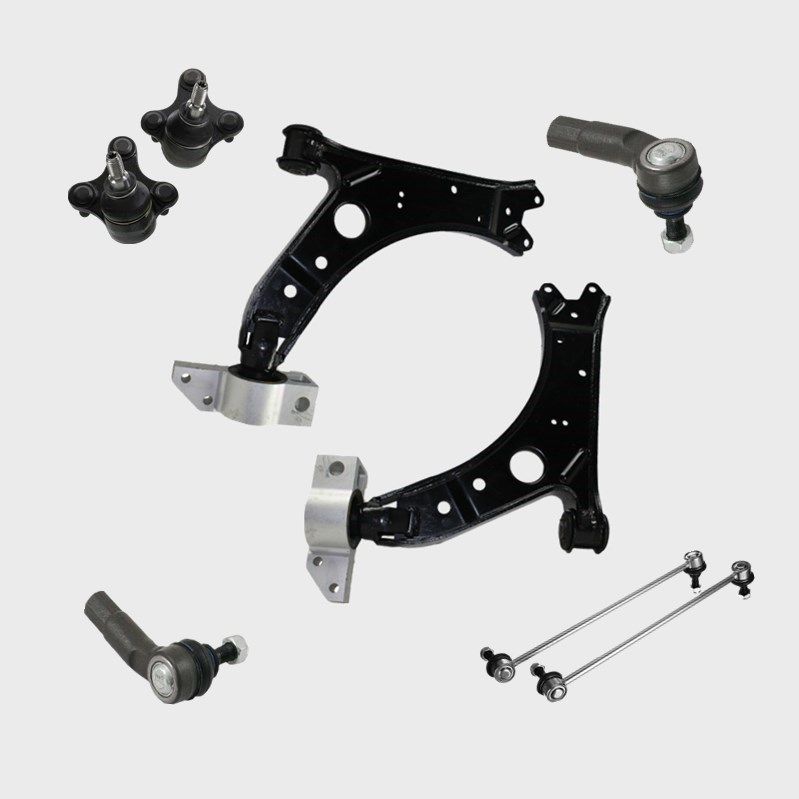 2020 New Complete Front Control Arm + Suspension Kit For Audi A3 2005