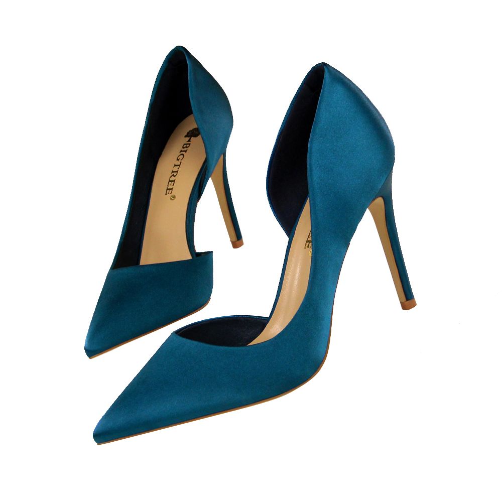 teal shoes heels