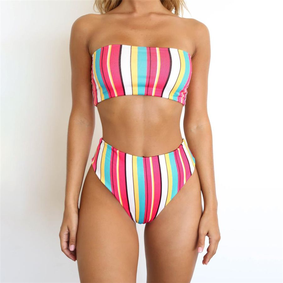 cute strapless bathing suits