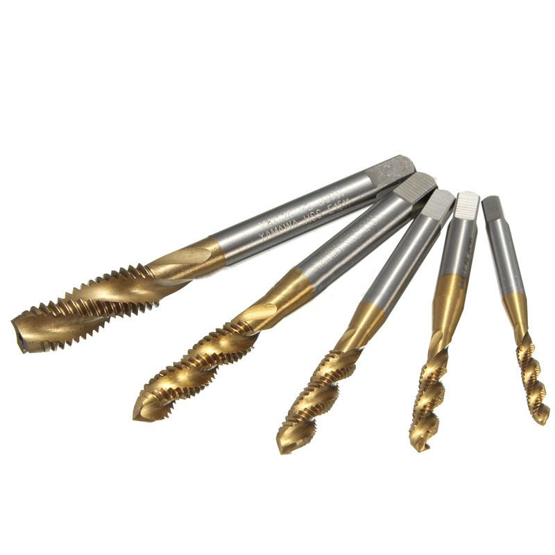 (1pcs) 8mm x 1.25 Metric spiral groove Tap M8 x 1.25 mm superior quality (S)