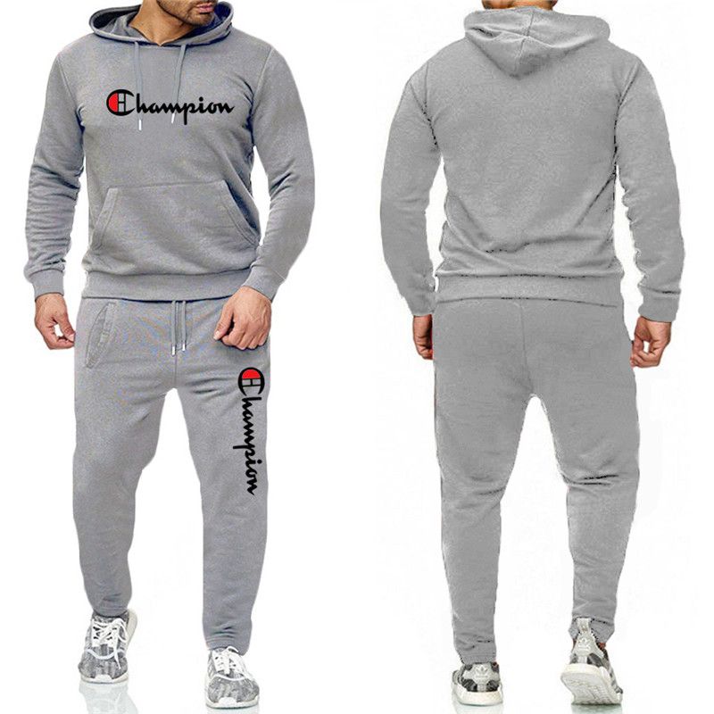 Compra Hombres Champion Brand Chándal Diseñador Carta Impreso Otoño  Sudaderas Con Capucha De Manga Larga + Pantalones Deportivos 2 Piezas  Sudadera Traje Masculino Ropa Deportiva NewB82303 Barato | Entrega Rápida Y  Calidad | Es.Dhgate